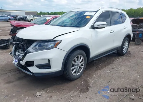 2018 Nissan Rogue Sv из США, поврежденный, VIN KNMAT2MVXJP550800